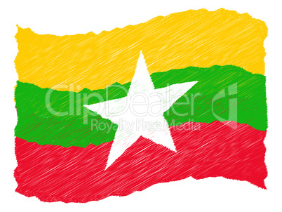 Sketch -  Burma - Myanmar