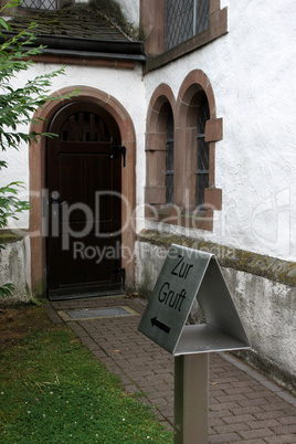 Grafengruft in der Kirch in Lemgo-Brake