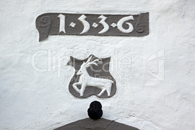 Detail der Pauluskirche in Neersen