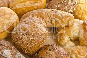 mixed bread rolls