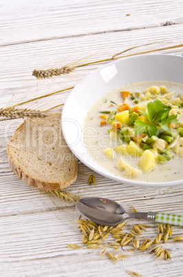 substantial vegetable soup