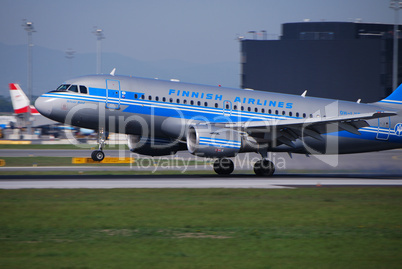 finnish airlines beim start