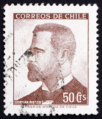 Postage stamp Chile 1966 German Riesco, President of Chile