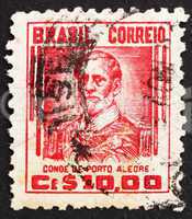 Postage stamp Brazil 1941 Count of Porto Alegre