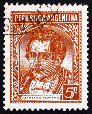 Postage stamp Argentina 1935 Mariano Moreno, Politician