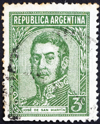 Postage stamp Argentina 1935 Jose de San Martin, General