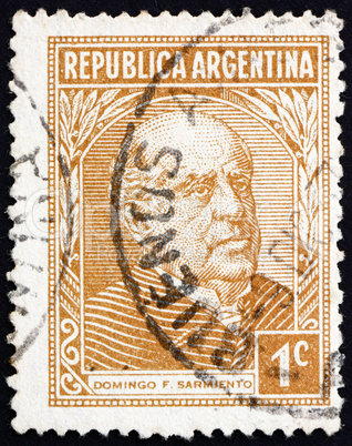 Postage stamp Argentina 1935 Domingo Faustino Sarmiento