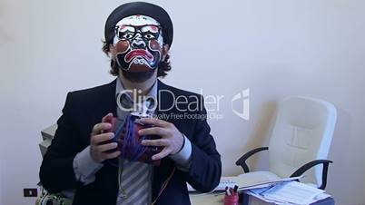 Office Work Employee mask and bomb