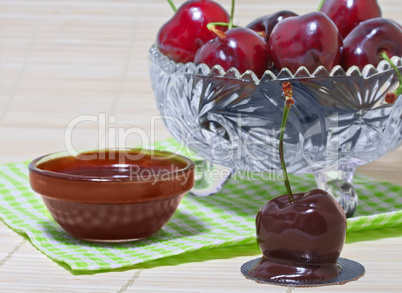 Cherries in chocolate