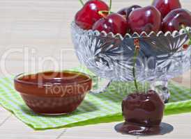 Cherries in chocolate