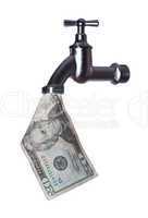 dollarbill out of tap