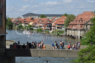 Untere Brücke und Klein-Venedig in Bamberg