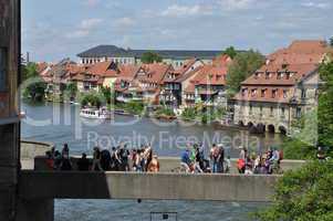 Untere Brücke und Klein-Venedig in Bamberg