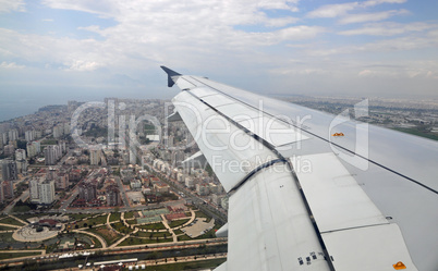 Landeanflug auf Antalya
