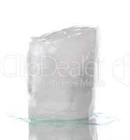 cold ice block