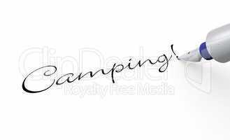 Stift Konzept - Camping!