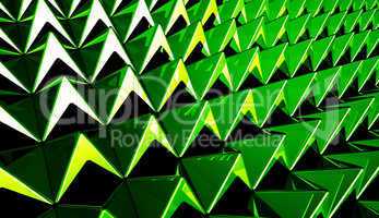 Hintergrund - Pyramiden Matrix Grün 9