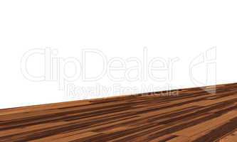 Wand mit Holzboden diagonal - Eiche Kupfer