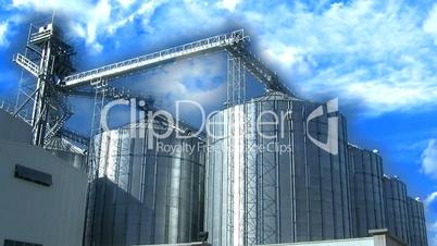 wheat silos