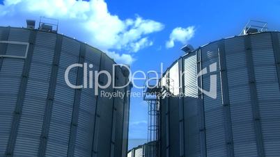 wheat silos