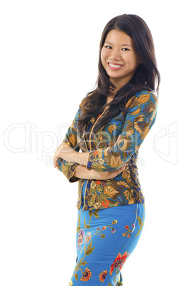 Asian woman in Kebaya