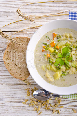 substantial vegetable soup