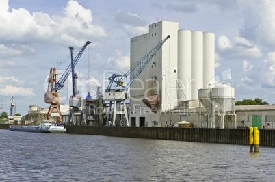 the industrial port