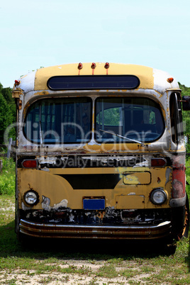 Vintage Public Transportation Vehicle - Bus.