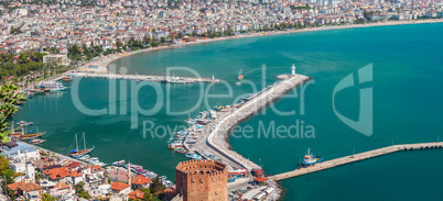 East coast beach resort of Turkey Alanya