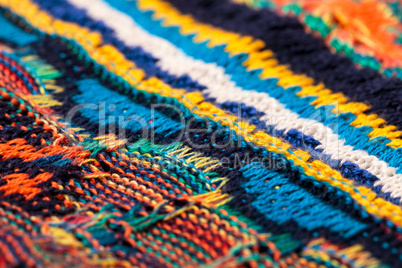Colorful Sweater Knitting Texture