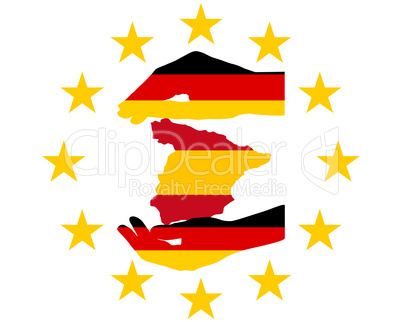 Deutsche Hilfe für Spanien