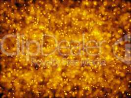 gold glitter bokeh