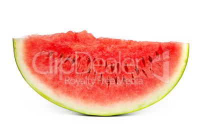 Slice of Watermelon isolated on white