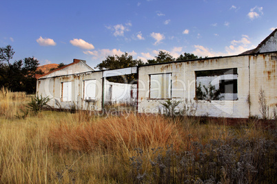 Abandoned Farmhouse Ruins