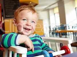 Child in restaurant