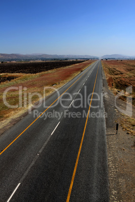 Open Freeway Through Rural Area