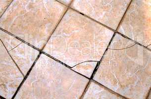 Home Repair Maintenance Cracked External Tiles