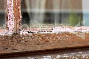 Home Repair Maintenance Wooden Window Frame