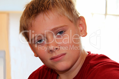 Close-up Attractive Young Boy