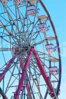 Brightly Colored Ferris Wheel