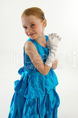 Young Girl in Ball Gown