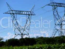High Voltage Cable Towers