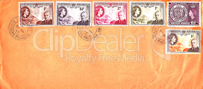 Stamp Northern Rhodesia Cecil Rhodes 1953