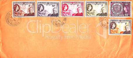 Stamp Northern Rhodesia Cecil Rhodes 1953