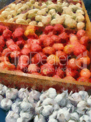 Vegetables Oil Painting