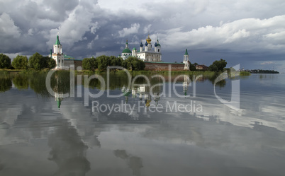 Christian monastery in Rostov, Russia.