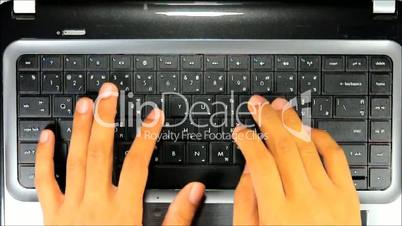Fast writing on computer keyboard - dramatically lighten