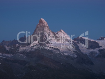 Matterhorn In The Moonlight