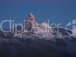 Matterhorn In The Moonlight