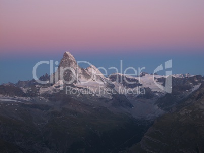 Matterhorn And Pink Sky